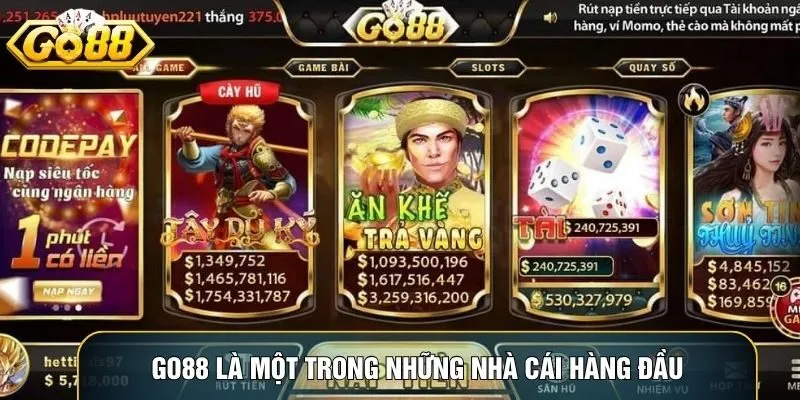 Go88 là một trong những cổng game hàng đầu tại thị trường Việt Nam