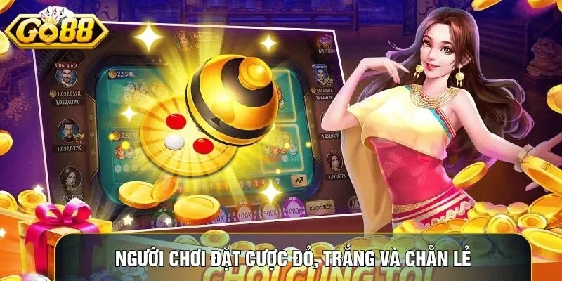 Người chơi đặt cược đỏ, trắng và chẵn lẻ nhận thưởng hấp dẫn trong các lượt quay